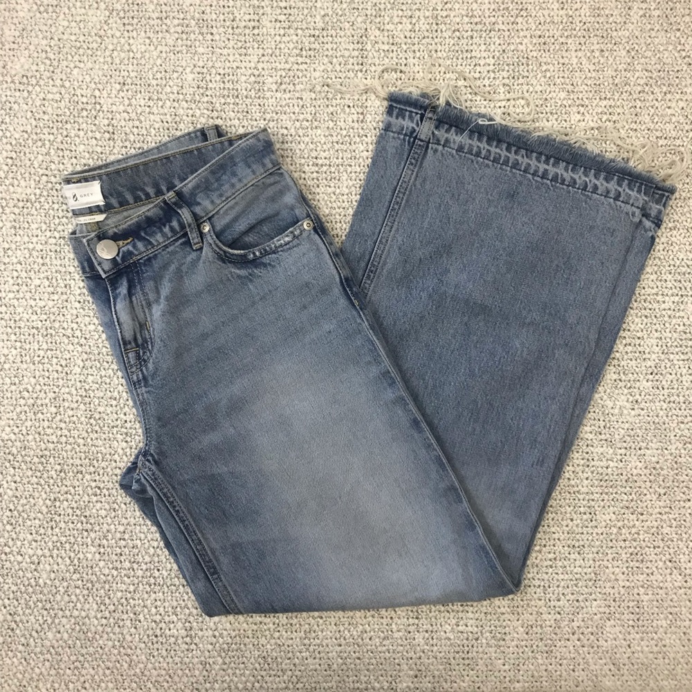 Lou & Grey wide leg crop jeans - size 25